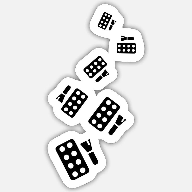 Sticker Größe S (10 x 10 cm) - 