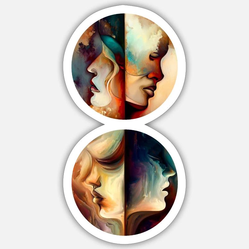 Sticker Größe S (10 x 10 cm) - 