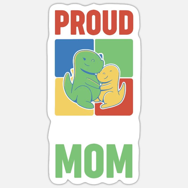 Stolze Autismus-Mutter Sticker Größe S (10 x 10 cm)