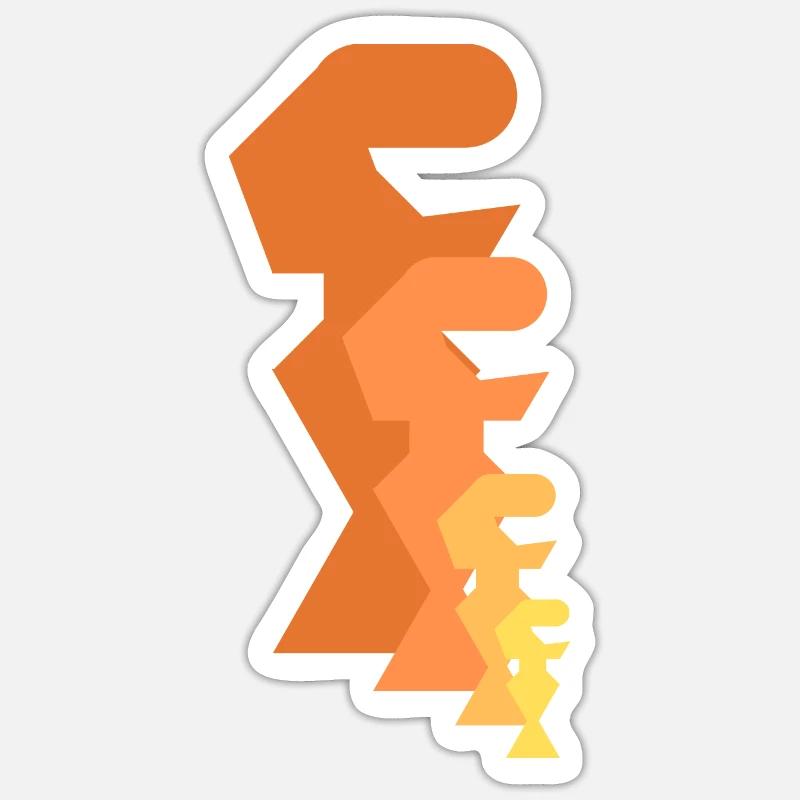 Sticker taille S (10 x 10 cm) - 