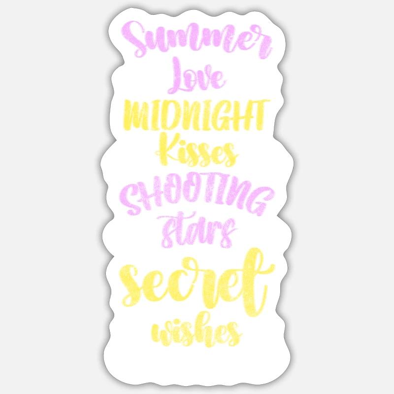 Sternenhimmel Himmel Träumen Sternchen - Sticker Größe S (10 x 10 cm) - Mattweiß