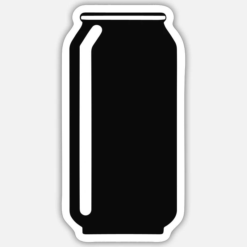 Canette de boisson Sticker taille S (10 x 10 cm)