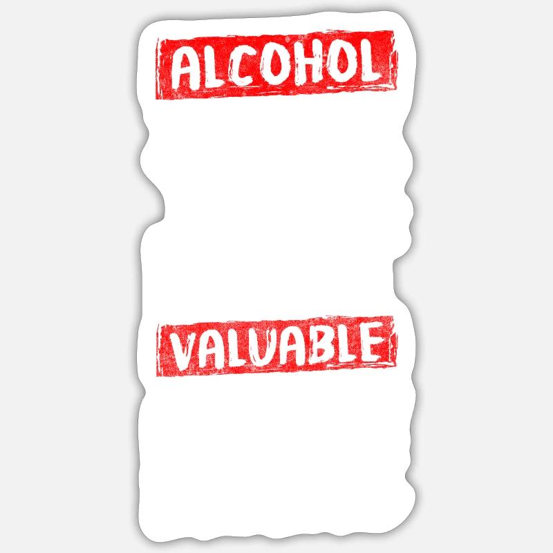 Alcohol Quit Motivation - Sticker size S (10 x 10 cm) - white matte