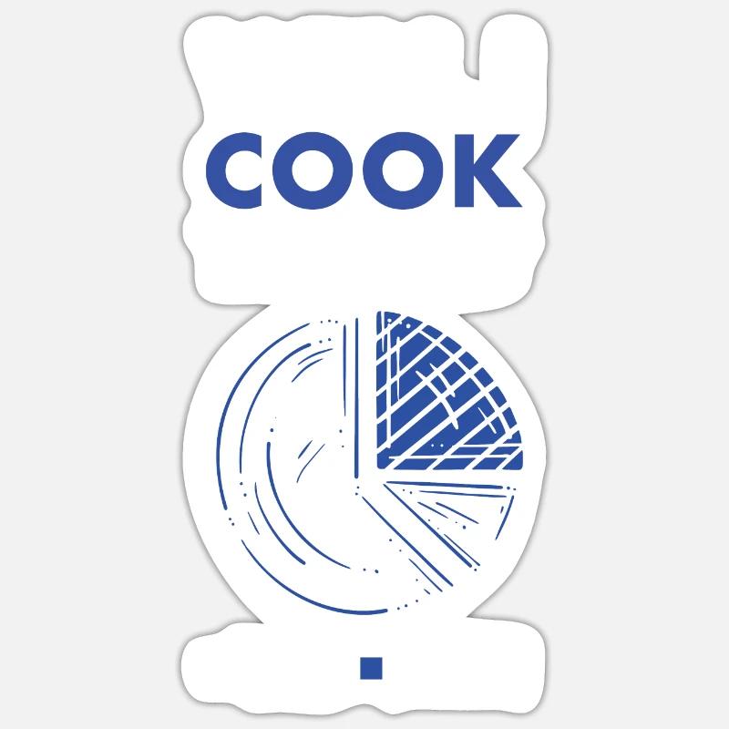 Cook Will I Do Cooking Today Sticker size S (10 x 10 cm)