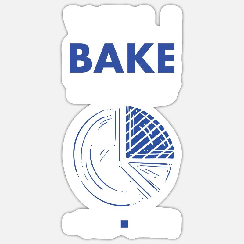 Baker Will I Do Baking Today Sticker Größe S (10 x 10 cm)