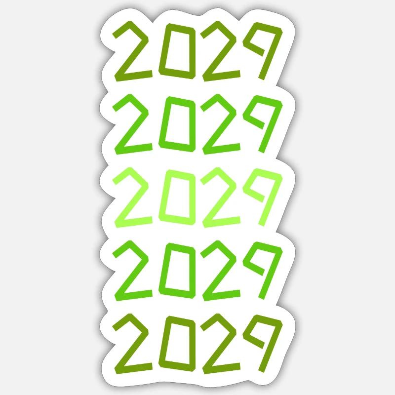 2029 - Sticker taille S (10 x 10 cm) - blanc mat
