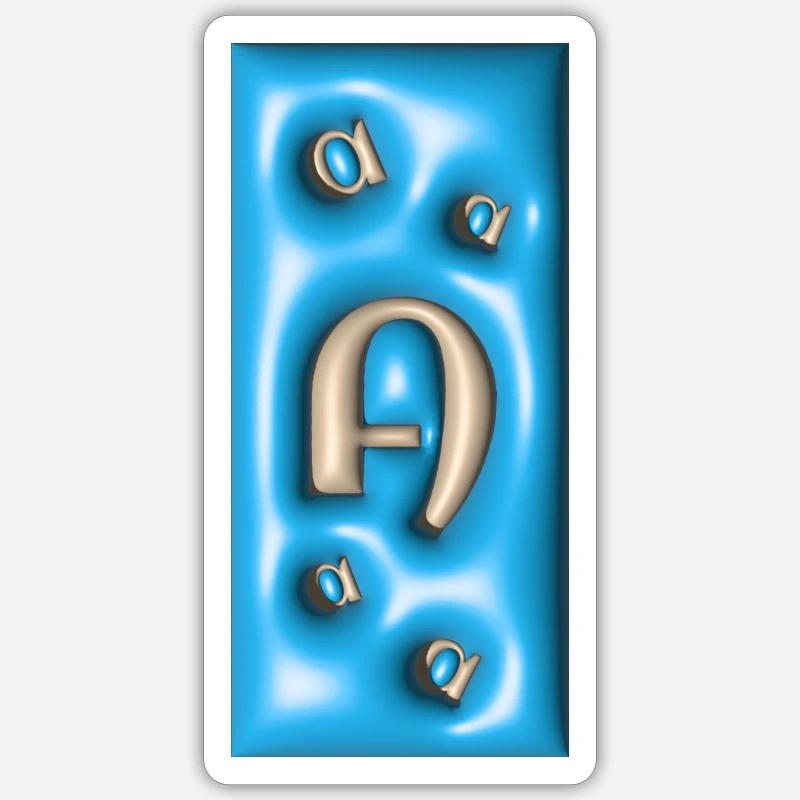 a Sticker Größe S (10 x 10 cm)