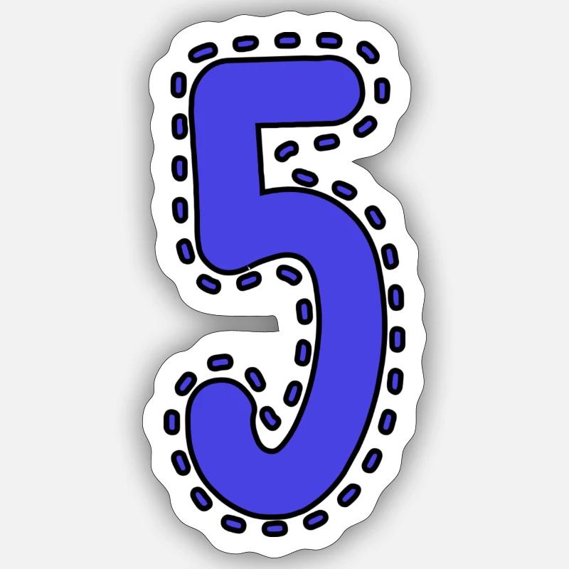 5 - Sticker taille S (10 x 10 cm) - blanc mat