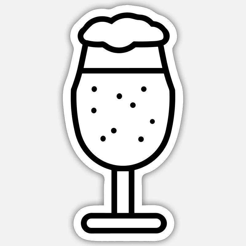 Bière Sticker taille S (10 x 10 cm)