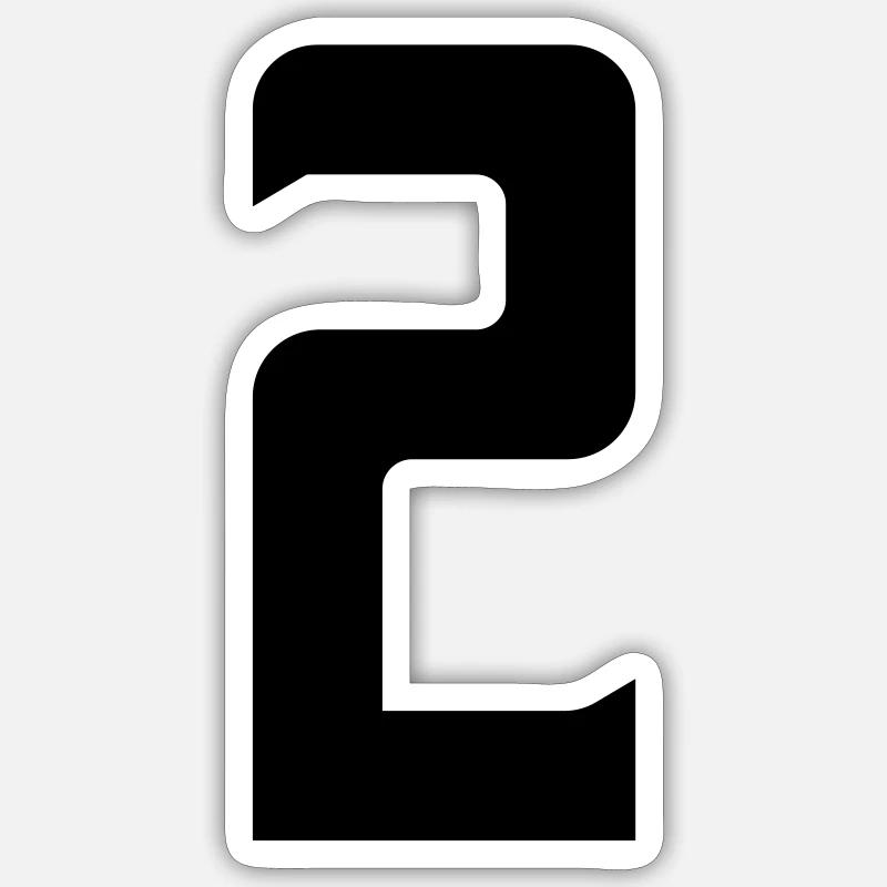 2 - Sticker size S (10 x 10 cm) - white matte