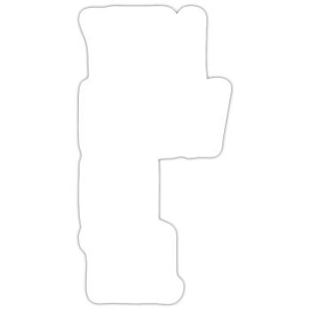 Yes I Know I'm Tall - Sticker size S (10 x 10 cm) - white matte - Front