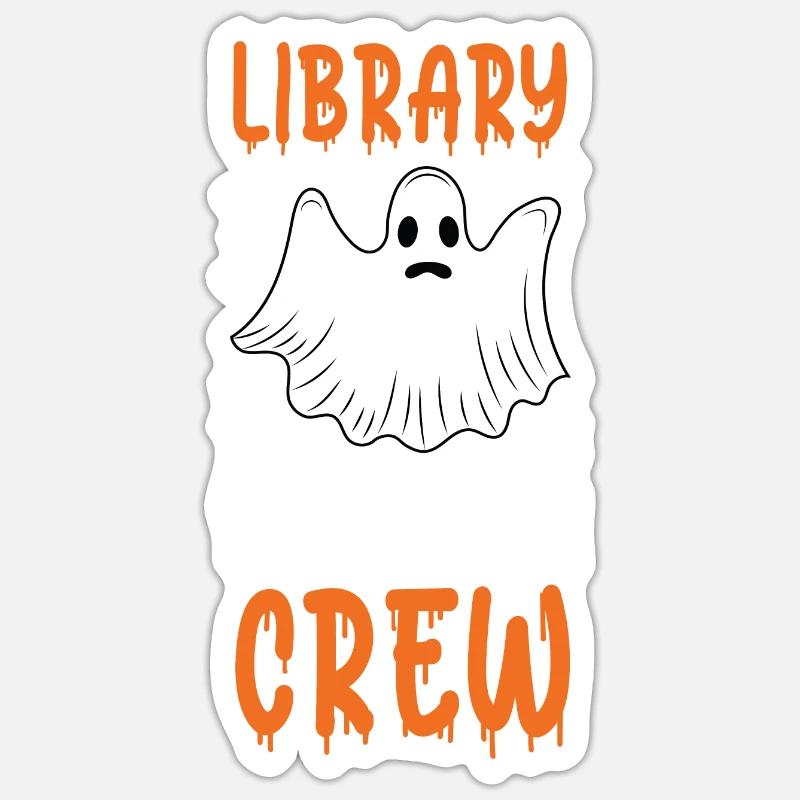 Ghost Crew - Sticker size S (10 x 10 cm) - white matte