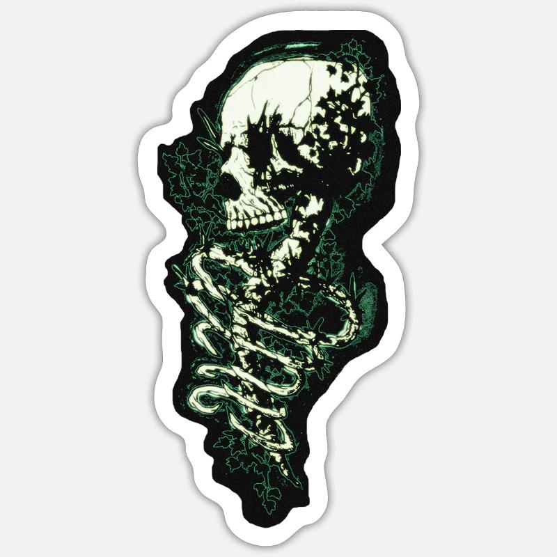 Skull Sticker size S (10 x 10 cm)