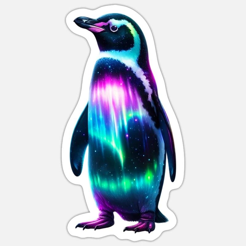 Penguin - Sticker size S (10 x 10 cm) - white matte