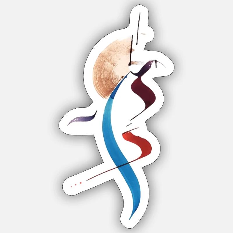 Calame - Sticker taille S (10 x 10 cm) - blanc mat