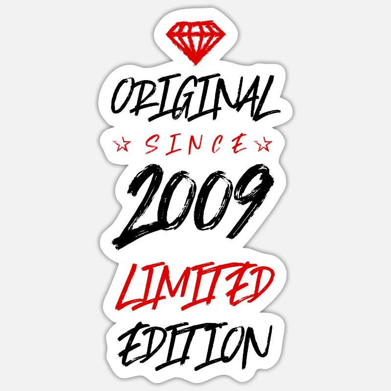 2009 Limited Edition - Sticker size S (10 x 10 cm) - white matte