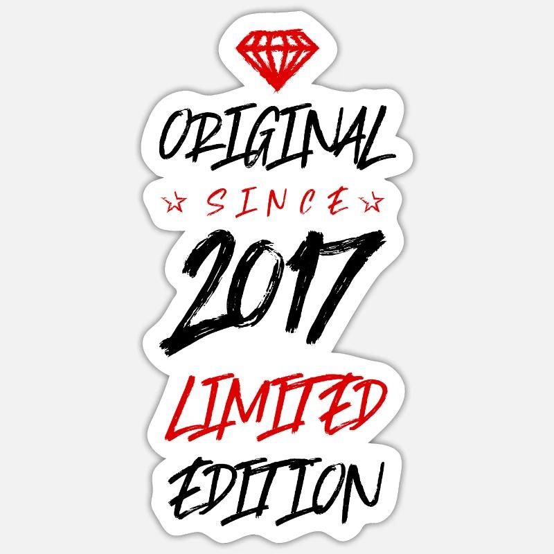 Édition limitée 2017 - Sticker taille S (10 x 10 cm) - blanc mat