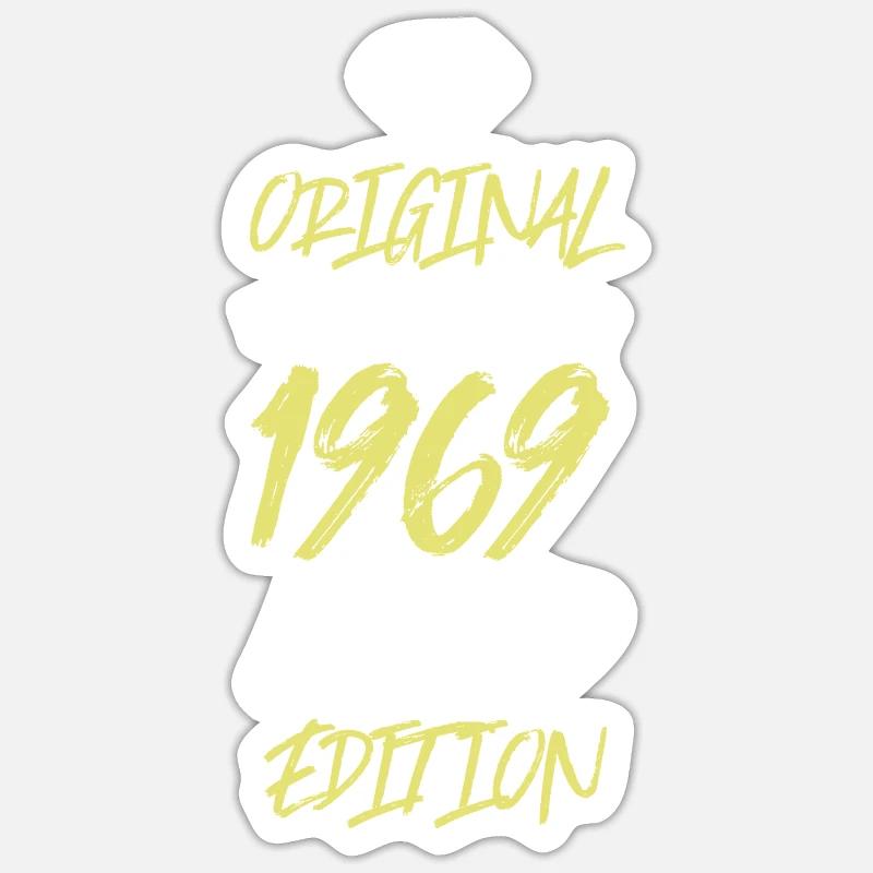 1969 Édition limitée - Sticker taille S (10 x 10 cm) - blanc mat