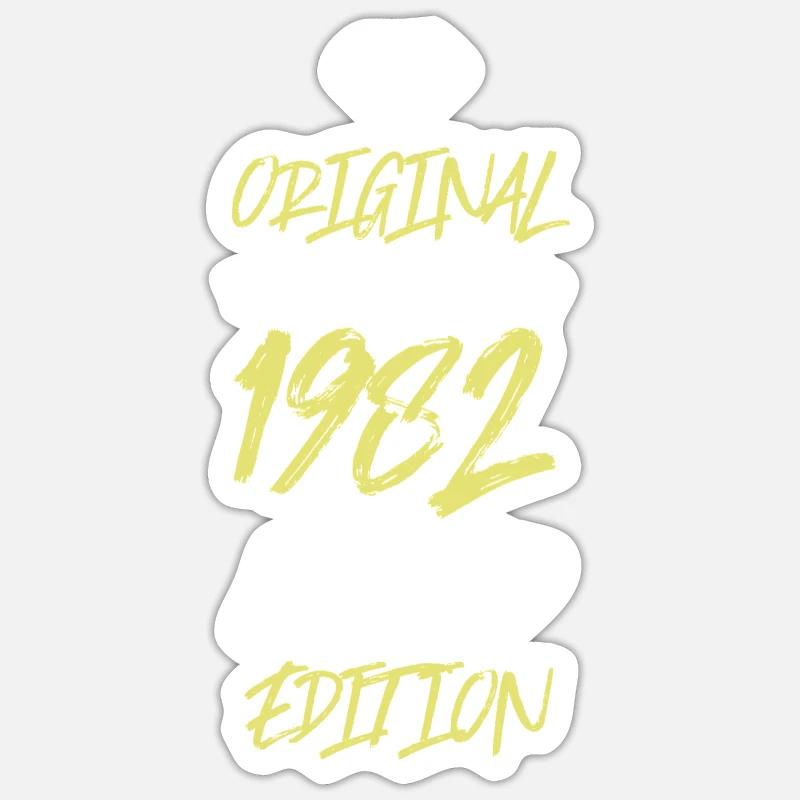 1982 Édition limitée - Sticker taille S (10 x 10 cm) - blanc mat