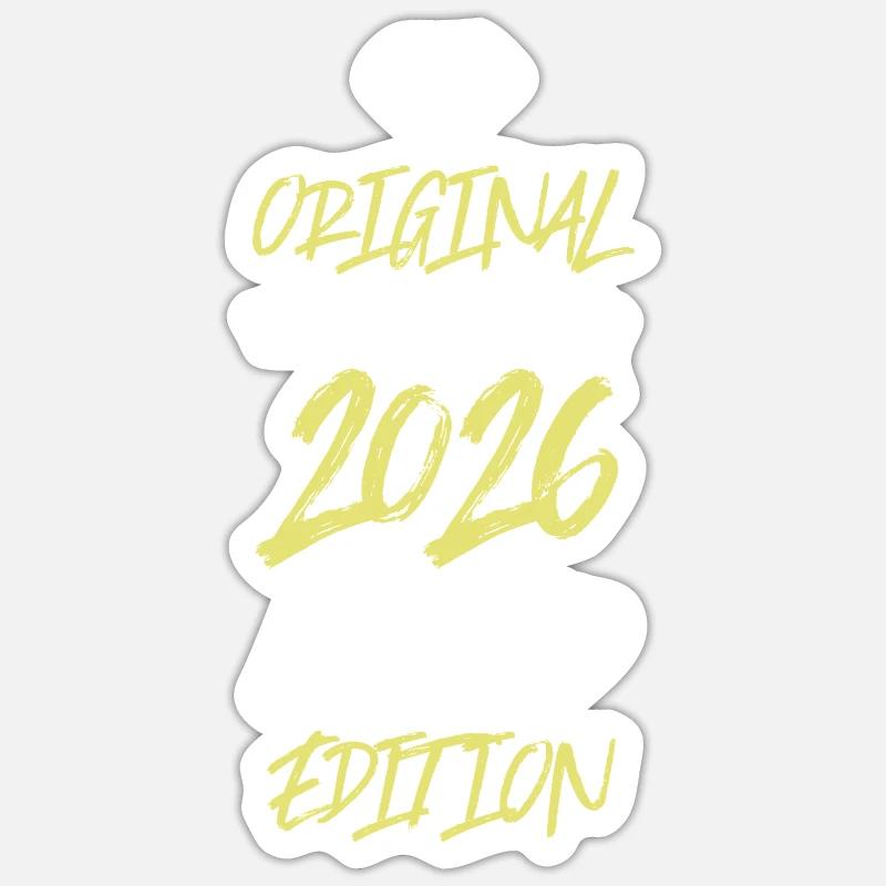 Édition limitée 2026 - Sticker taille S (10 x 10 cm) - blanc mat