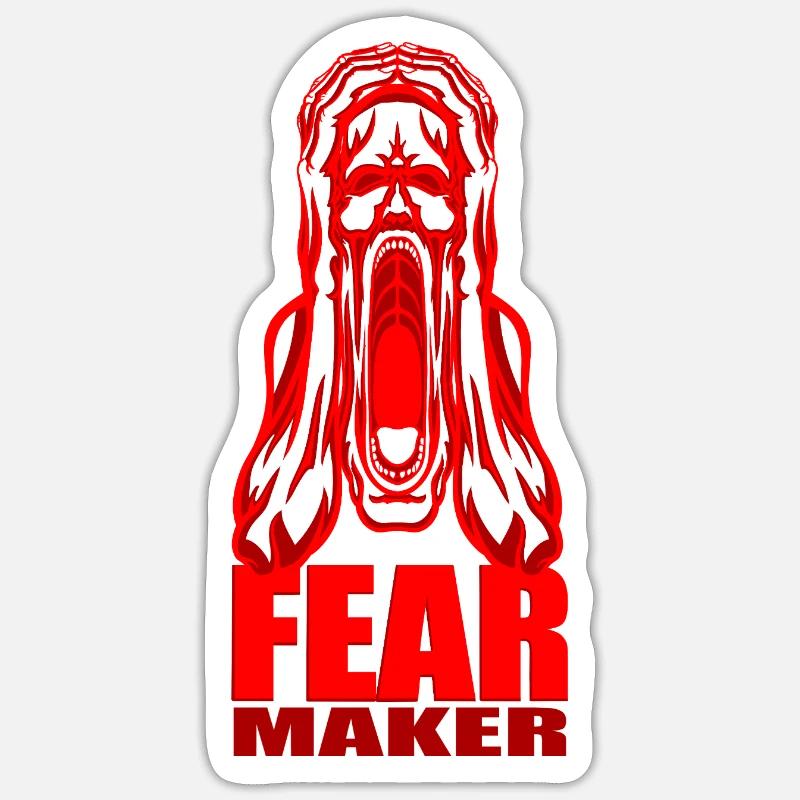 Fear maker Sticker size S (10 x 10 cm)