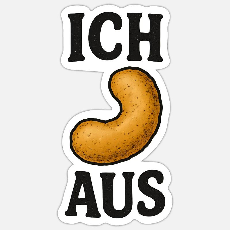 I flip out - Sticker size S (10 x 10 cm) - white matte