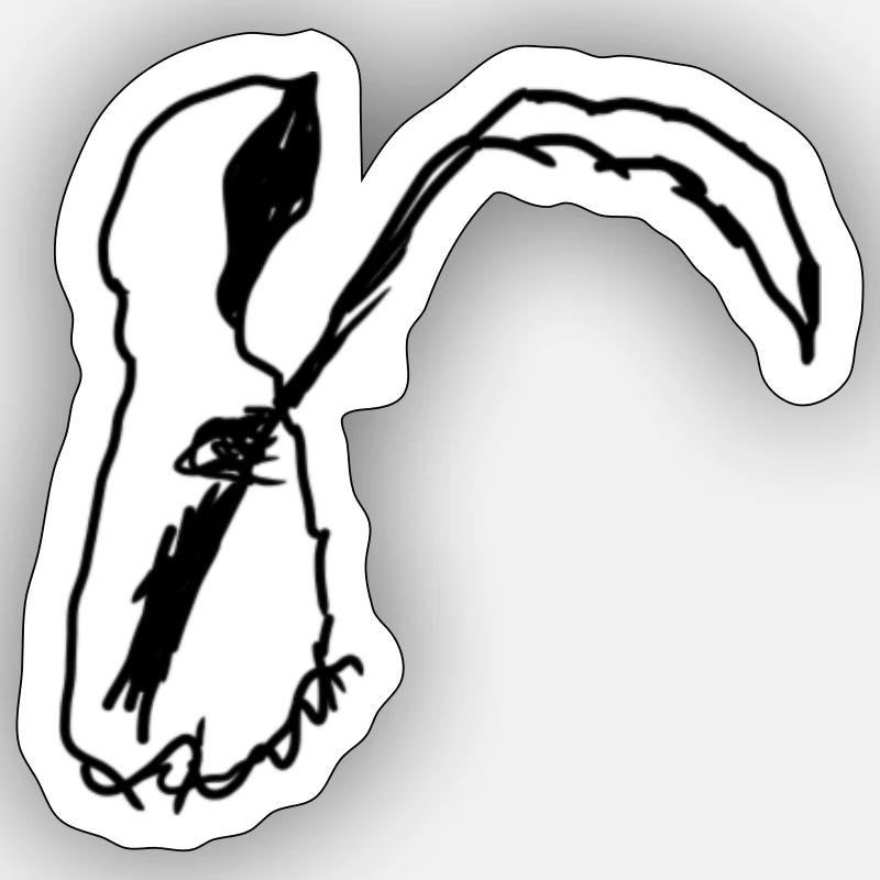 Faux Sticker taille S (10 x 10 cm)