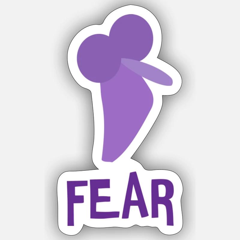 Inside out FEAR Sticker size S (10 x 10 cm)