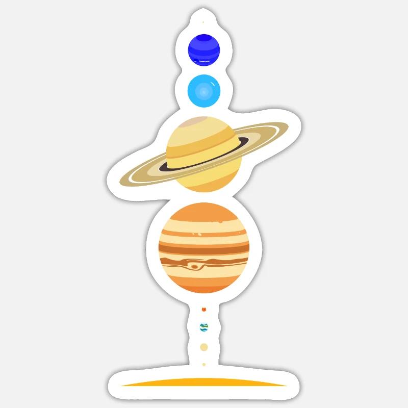 Solar System Sticker size S (10 x 10 cm)