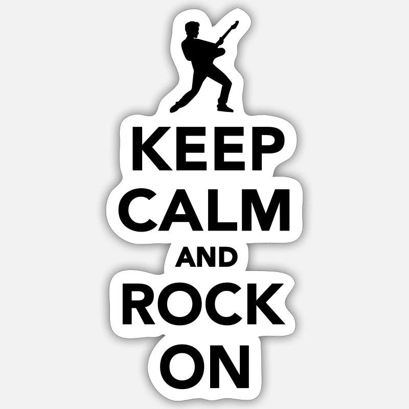 Rock Sticker Größe S (10 x 10 cm)