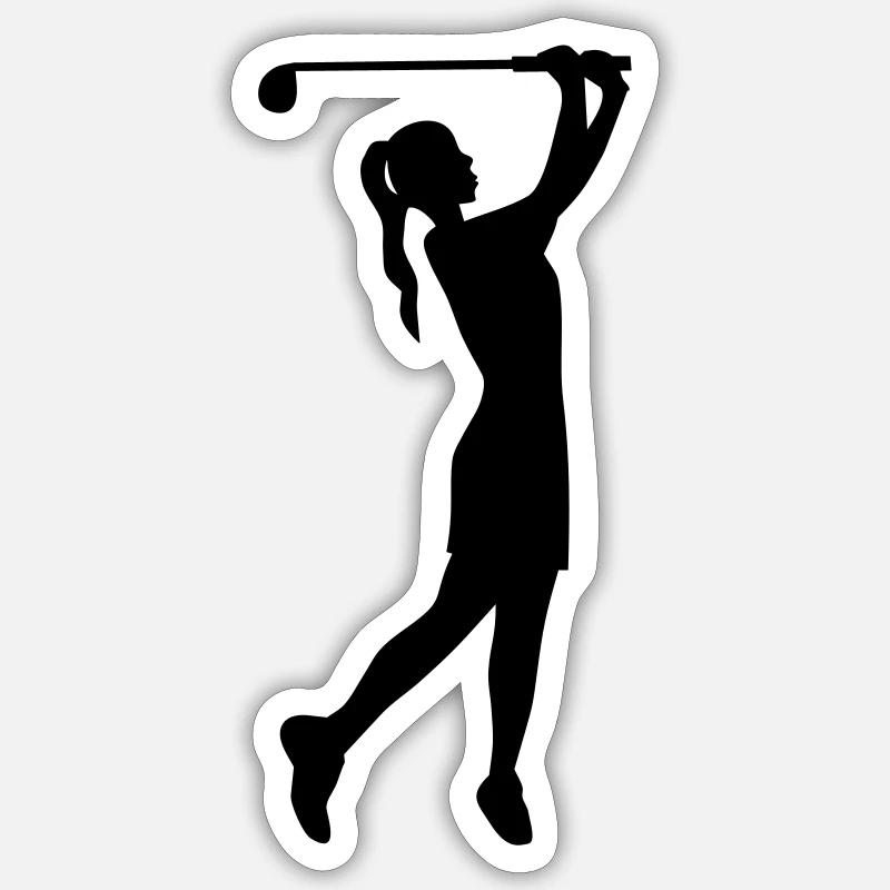 golf Sticker size S (10 x 10 cm)
