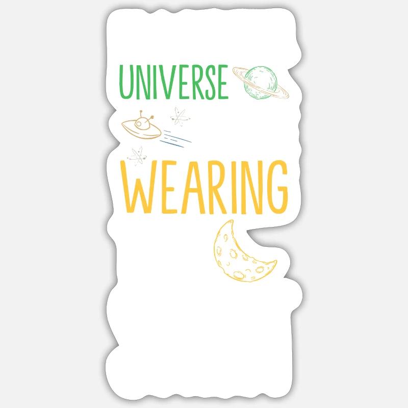 Astronaut solar system Sticker size S (10 x 10 cm)