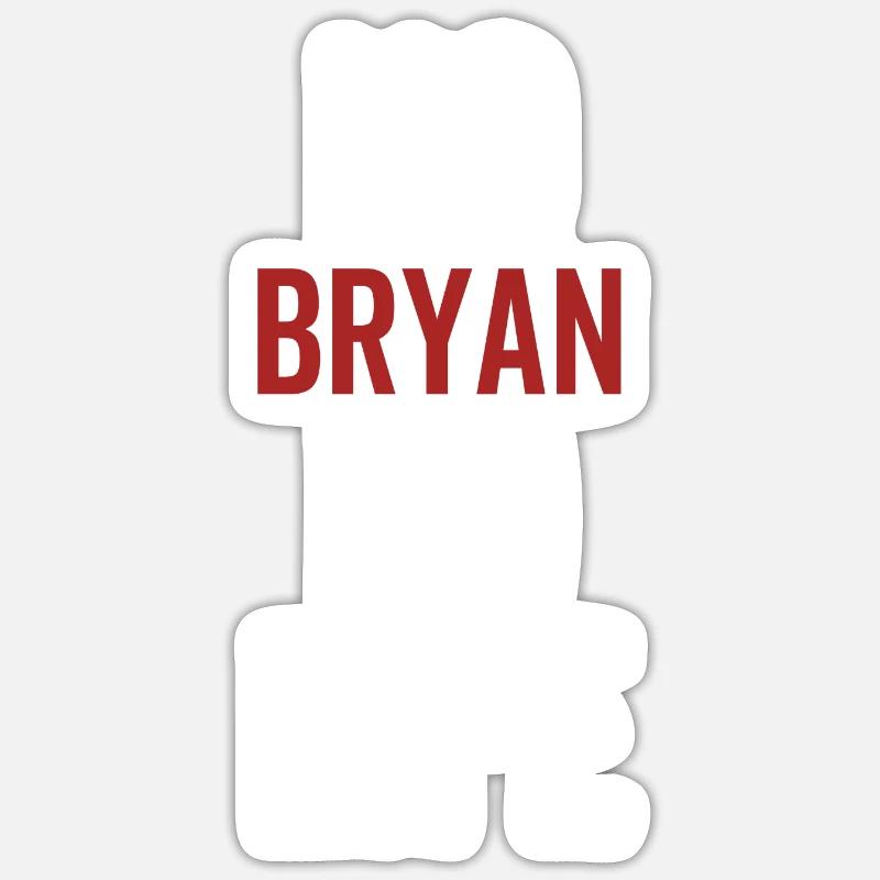 Pas de Bryan Pas de vie Sticker taille S (10 x 10 cm)