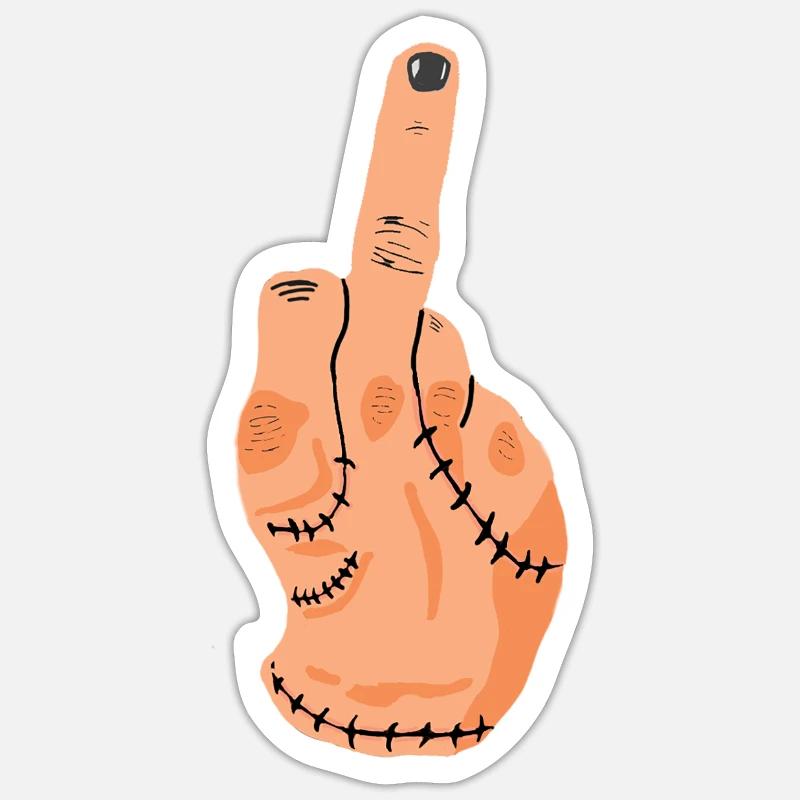 Das Ding - Sticker Größe S (10 x 10 cm) - Mattweiß