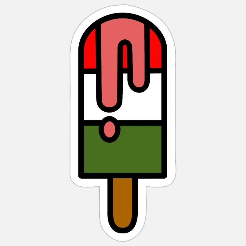 Lolly pop - Sticker taille S (10 x 10 cm) - blanc mat