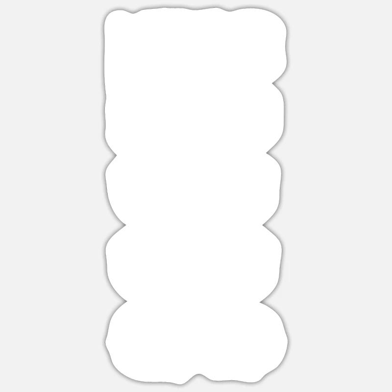 Légende 2003 blanc - Sticker taille S (10 x 10 cm) - blanc mat