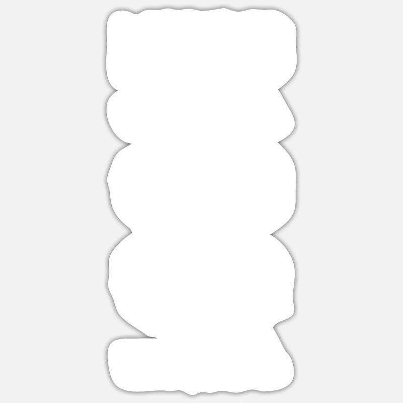 Légende 1981 blanc - Sticker taille S (10 x 10 cm) - blanc mat