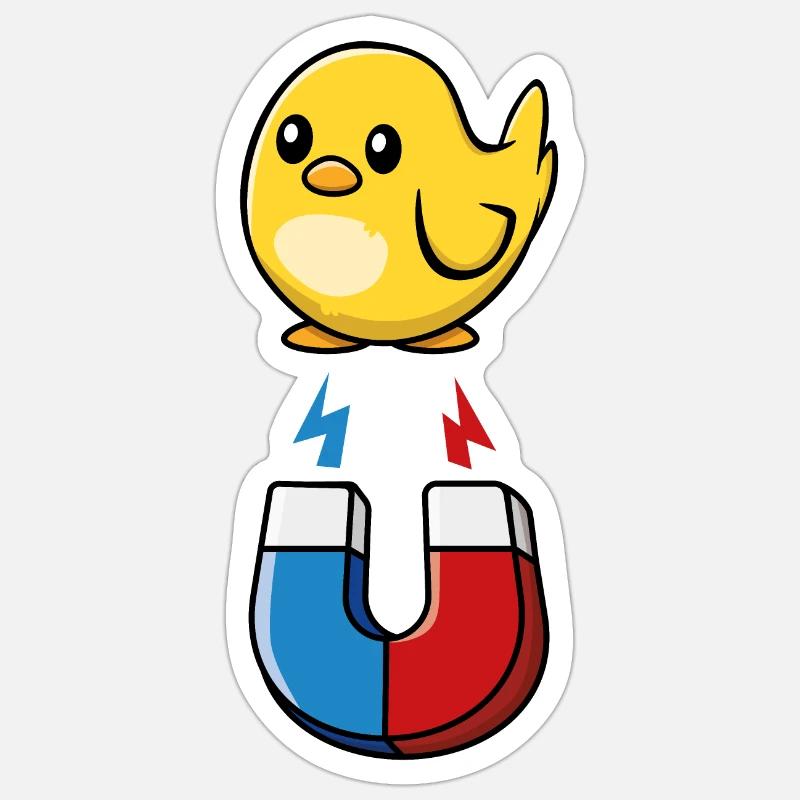 Chick Magnet Sticker size S (10 x 10 cm)