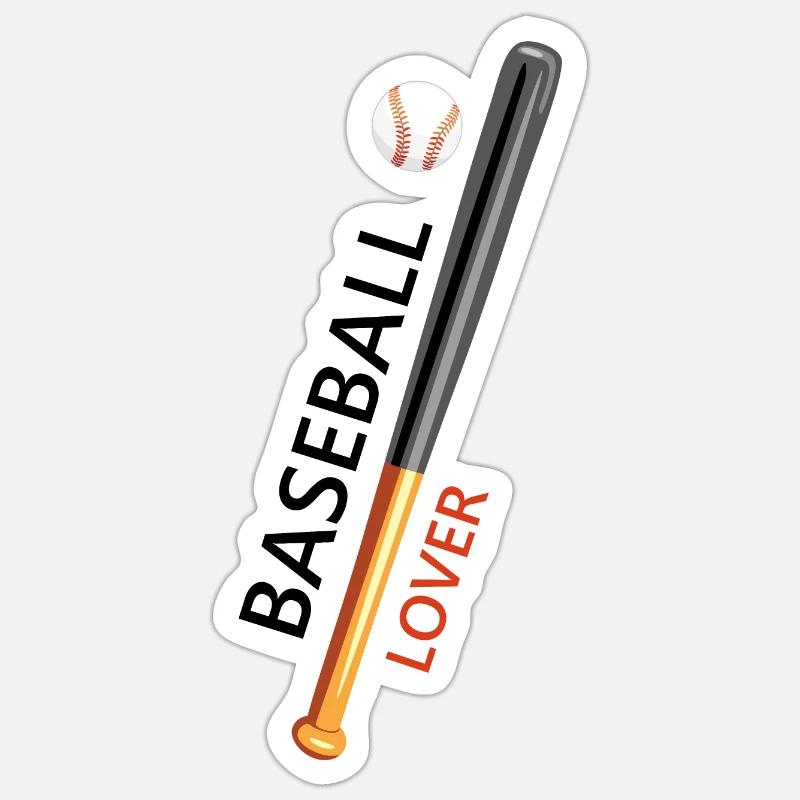 Baseball lover Sticker size S (10 x 10 cm)