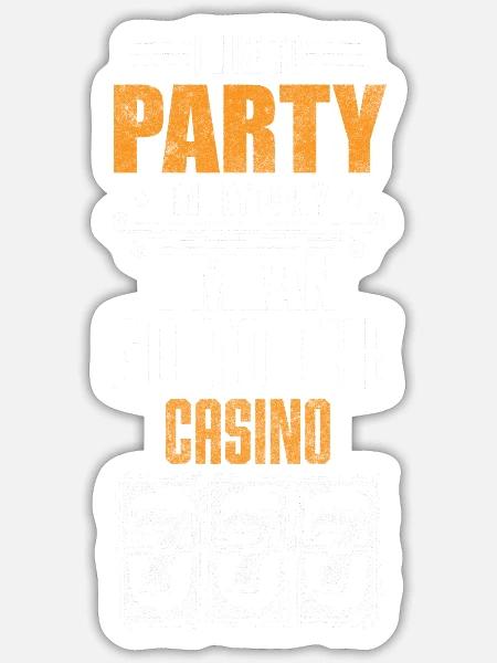 Kasino Slot Zocken Geldspielgerät - Sticker Größe S (10 x 10 cm) - Mattweiß