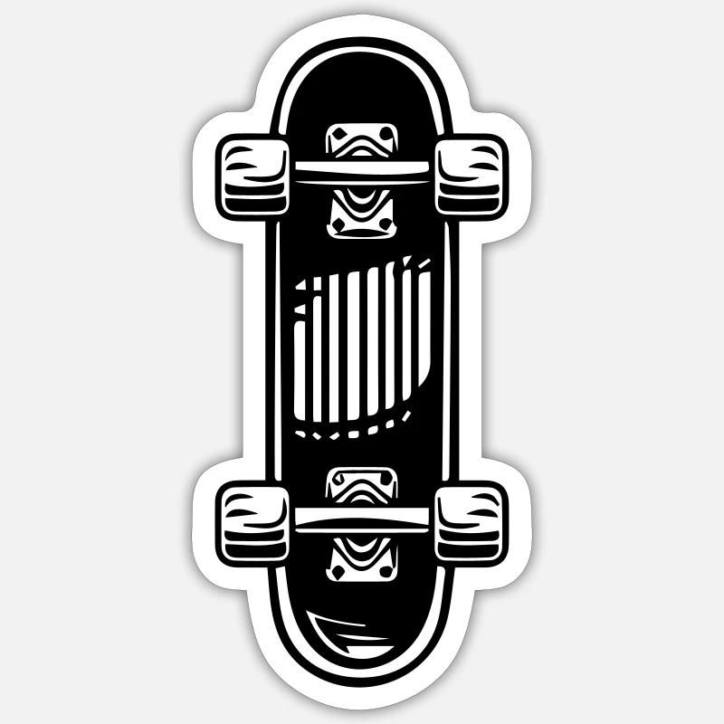 skateboard Sticker size S (10 x 10 cm)