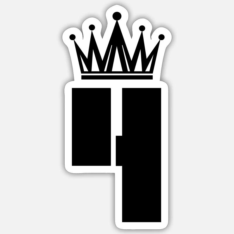 4 - Sticker taille S (10 x 10 cm) - blanc mat