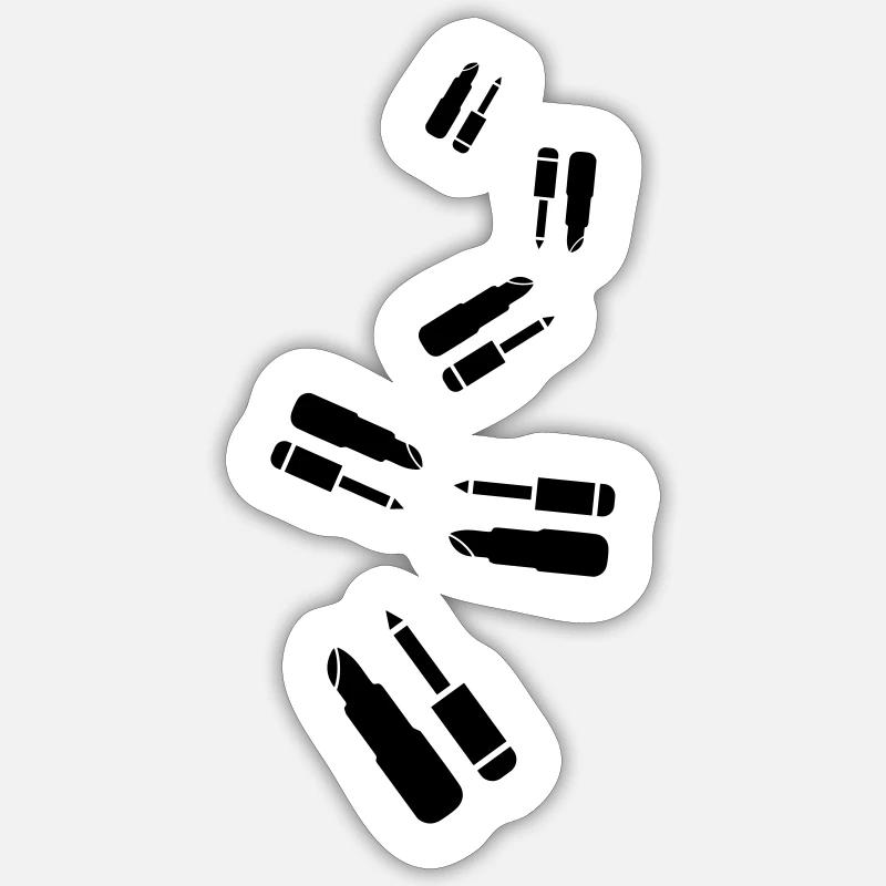 Make Up Cosmetics Icon Sticker size S (10 x 10 cm)