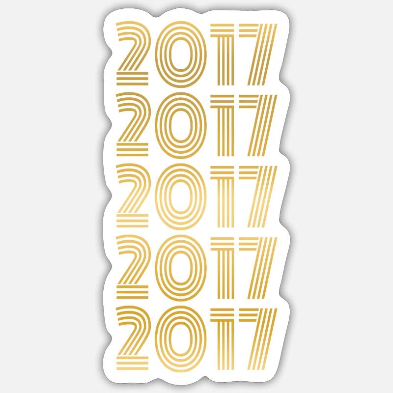 Lover 2017 - Sticker Größe S (10 x 10 cm) - Mattweiß