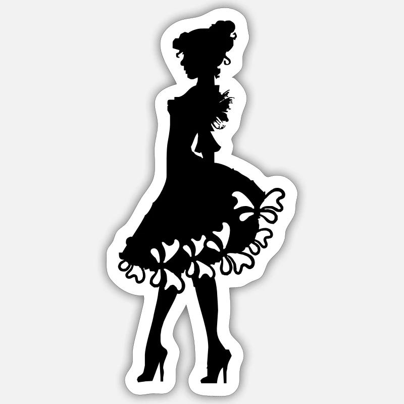 Fee - Sticker Größe S (10 x 10 cm) - Mattweiß