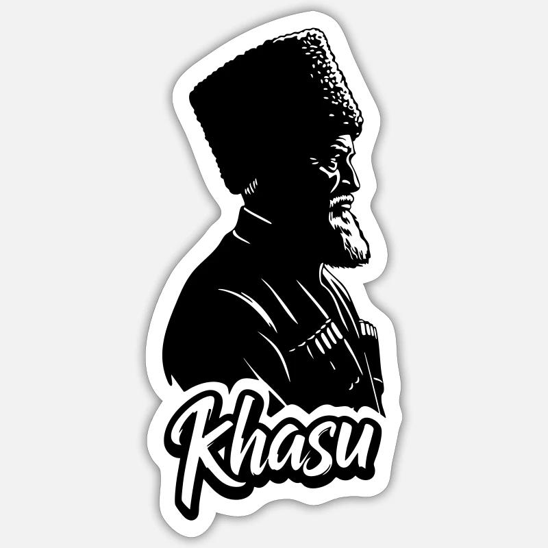 Khasu - Sticker size S (10 x 10 cm) - white matte