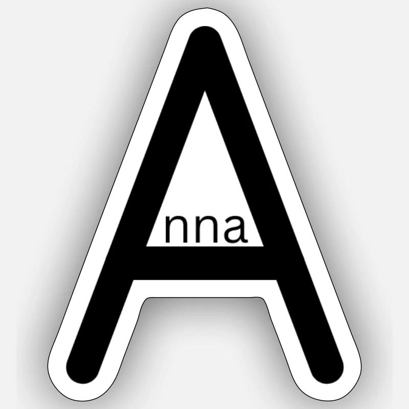 Anna Sticker size S (10 x 10 cm)
