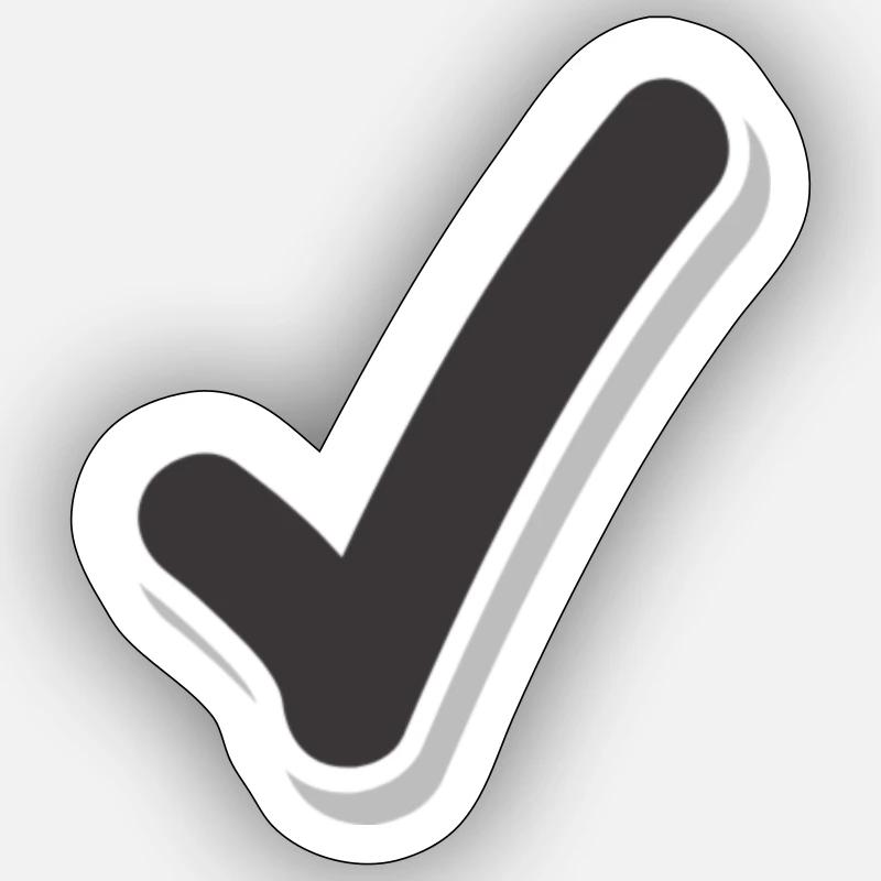 Vérifier Sticker taille S (10 x 10 cm)