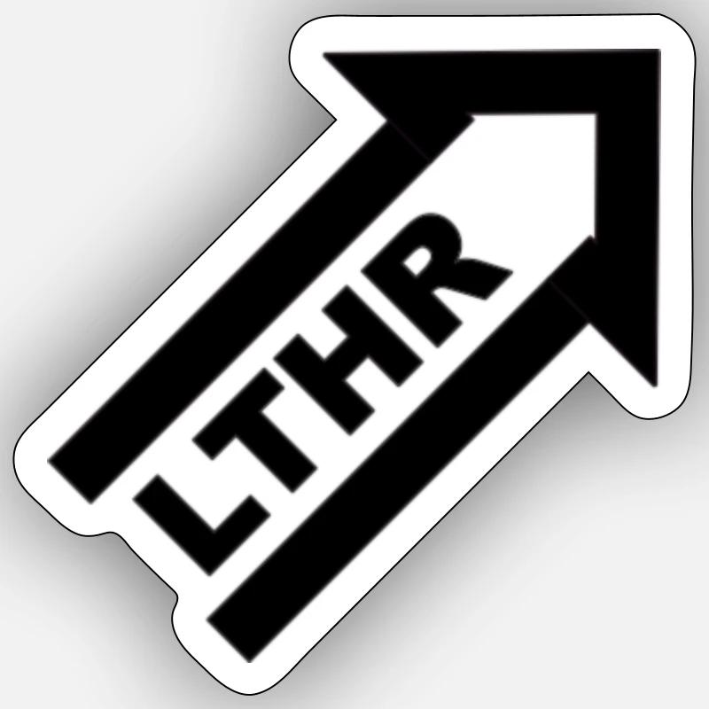 Leather Top - Sticker size S (10 x 10 cm) - white matte
