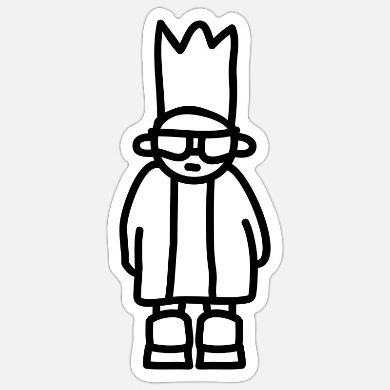 Sticker size S (10 x 10 cm) - 